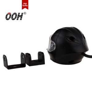 OOH Bohlam Lampu Depan Sepeda Motor Bentuk Helm Kecil, Lampu Sorot Tinggi, Kecerahan Tinggi, Berkedip, Pijar, Fokus Super Kuat 2 - Product Image 2