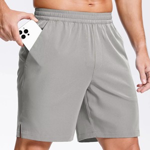 Pantalones Cortos Deportivos para Hombre al por Mayor, Ecológicos, Transpirables, de Secado Rápido, con Cordón Ajustable y Bolsillos, para Gimnasio y Tenis - Product Image 2