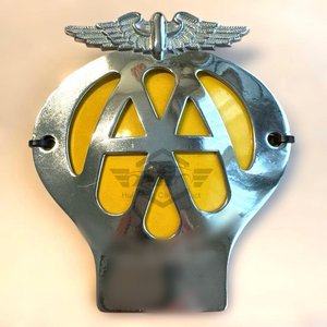 Vintage Metal Motoring Collectable <strong>Car</strong> Grille Automobile Association AA Emblem <strong>Badge</strong> for <strong>Uk</strong> Motor Club Member - Product Image 5