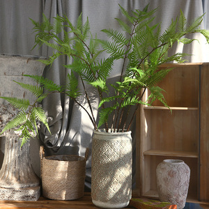 Plantas Artificiales de Helecho Yihua Floral Art, Flores de Seda con Hojas Grandes y Pequeñas, Decoración Verde para Interiores - Product Image 2