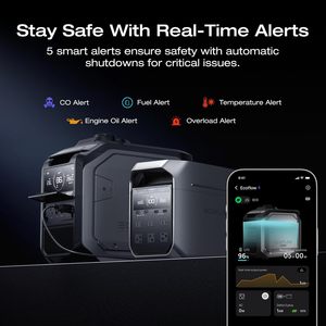 Ecoflow nhiên liệu kép thông minh Máy phát điện 3000 xách tay sao lưu nhà khẩn cấp điện <span class=keywords><strong>LPG</strong></span> gas Powered điều khiển thông minh hai năng lượng tái tạo - Product Image 4