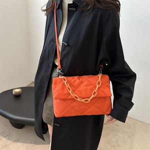 New Arrival Women's Crossbody Bag Single <b>Strap</b> Elegant All-Match Fashionable Colorblock All-<b>Shoulder</b> Texture Handheld Tanjing - Product Image 3