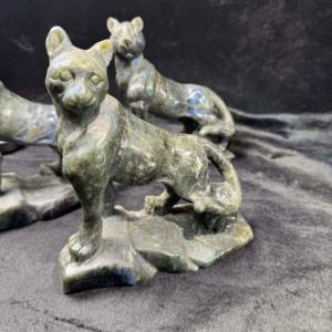 Fabrieksprijs Hoge Artistieke Kwaliteit Kristal Ambachten Grote Labradoriet Panter Voor Geschenk Of Ornament - Product Image 1