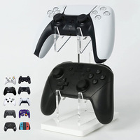 Support de manette de jeu portable double couche en acrylique pour PS4/PS5, support de rangement de bureau, présentoir pour manette XBOX
