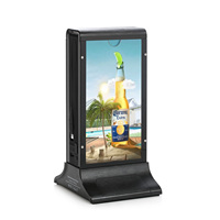 Lecteur de publicité de table Restaurant Affichage de menu numérique Écran LCD de 7 pouces Signalisation Batterie externe Station de recharge pour aéroport