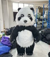 Costume de Mascotte Gonflable Géant Panda de Haute Qualité, Léger et Amusant pour Fêtes, Événements Intérieurs, Vacances et Activités de Divertissement