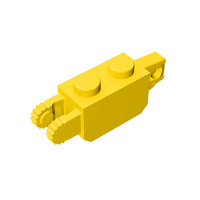 Briques à charnière double face en plastique ABS 30386 1x2, petites pièces de construction, jouet éducatif