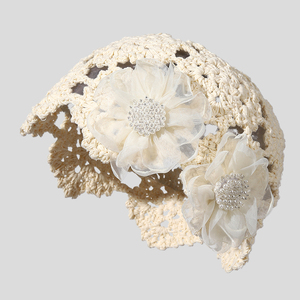 <span class=keywords><strong>Bonnet</strong></span> creux à fleurs minces pour femmes printemps et automne - Product Image 5