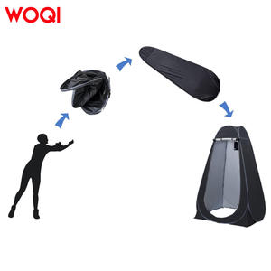 Tente de douche instantanée d'extérieur Woqi 120x120x190cm, imperméable, pop-up, pour camping, vestiaire, installation automatique - Product Image 3