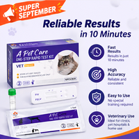 Kits de test rapide pour le calicivirus félin (FCV) chez le chat, tests antigéniques, tests vétérinaires rapides