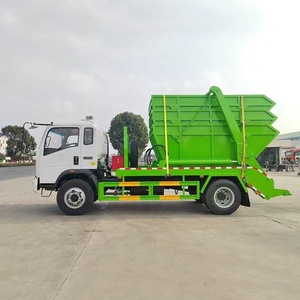 Camion benne basculante Sinotruk Howo 4X2 LHD/RHD, directement du fabricant, pour la collecte des déchets urbains et la manutention de conteneurs - Product Image 4