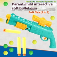 Pistolet à balles souples HX unisexe, jouet de tir sûr pour intérieur et extérieur, avec ventouse, pour garçons, compétition de rue, en plastique PP – Vente chaude