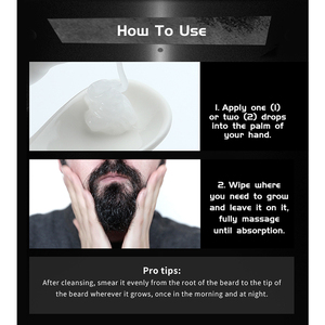 Arganrro-suero para el crecimiento de la barba, sin sulfato, vegana, hierbas, vitamina <span class=keywords><strong>E</strong></span>, aceite de árbol de té, con tu logotipo - Product Image 2