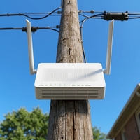 Sumavision HG627 ONU Gateway Inalámbrico con 4 Puertos, Wi-Fi de Doble Banda 2.4G/5.8G, Soporte IP/TCP, Reproductor Multimedia para Hogar Inteligente FTTH