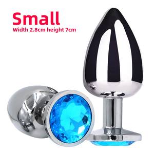 滑らかなシリコーンバットプラグテール & クリスタル大人の女性のディルドおもちゃ - Product Image 6