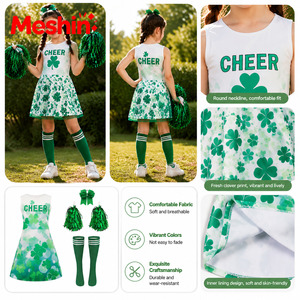 Uniforme de Animadora para Niñas, Vestido de Espectáculo de Baile, Ropa Deportiva de Competición Personalizada MS 2026, para Carnaval - Product Image 3