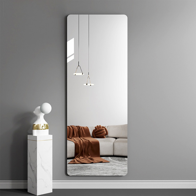 Acrylic Mirror Unbreakable Decoration Unique Gold Mirror Acrylic Full Body Soft Mirror Wall Sticker Not Easy To Break