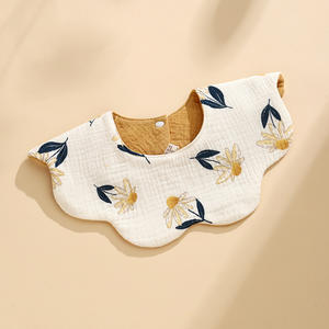 ผ้ากันเปื้อนเด็ก, ผ้ากันเปื้อนผ้าฝ้ายแท้สำหรับทารกแรกเกิด, ผ้ากันเปื้อนกันน้ำสำหรับการรับประทานอาหาร, ป้องกันการสำลักสำหรับเด็กชายและเด็กหญิง - Product Image 5