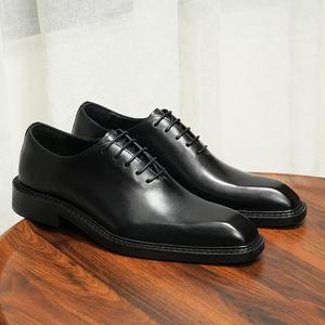 Nuevos Zapatos de Cuero Formales para Hombre, con Suela Gruesa, Estilo Casual de Negocios, en Oferta - Product Image 1