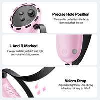 QANYOJOU Ergonomiquement Conçu VR 7-en-1 Ensemble Étui De Protection En Silicone Accessoire De Jeu 219g Compatible avec Meta pour 3s
