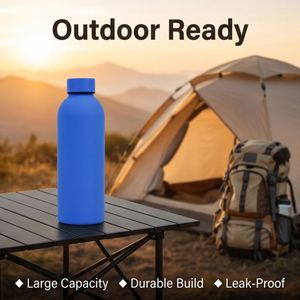 500ml Blue 304 <b>Stainless</b> <b>Steel</b> <b>Water</b> <b>Bottle</b> Custom Logo Portable Vacuum Insulated Wholesale <b>Bottle</b> - Product Image 4