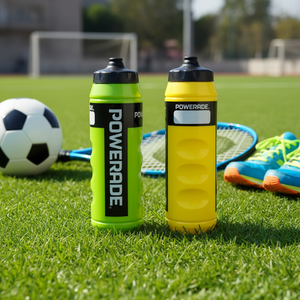 Botella Deportiva de Plástico Personalizada, Libre de BPA, con Sistema de Presión para Flujo de Agua, Ideal para <span class=keywords><strong>Powerade</strong></span> y Camping - Product Image 4