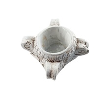 Pots de fleurs classiques en ciment pour l'extérieur, écologiques, pour plantes succulentes, utilisation au sol et en jardin, pour la plantation et les cadeaux