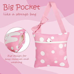 7619 Cute Pink Smile <strong>Tooth</strong> <strong>Fairy</strong> <strong>Pillow</strong> with Pocket Gift Bags for Kids Boys Girls Easy Hanging Machine Wash <strong>Pillow</strong> <strong>Tooth</strong> <strong>Fairy</strong> - Product Image 4