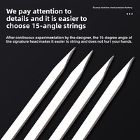 상업용 바베큐 꼬치-특대형 두꺼운 평면 스테인리스 스틸 사각 나무 손잡이 대용량 양꼬치