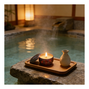 Set de Regalo de Velas de Cera Natural en Envase Premium para Decoración del Hogar, Bodas, Colección de Boutique, Exhibición - Product Image 2