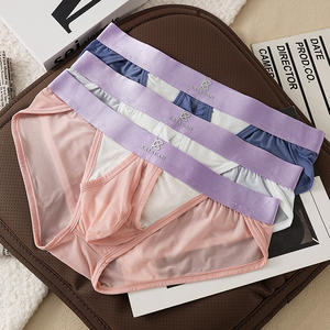 टिकाऊ कस्टम पुरुष टंगा अंडरवियर जॉक भित्ति शुद्ध रंग नायलॉन लिंग छेद कमर के साथ लुभावनी कपड़े पर लोगो के साथ लोकप्रिय - Product Image 2