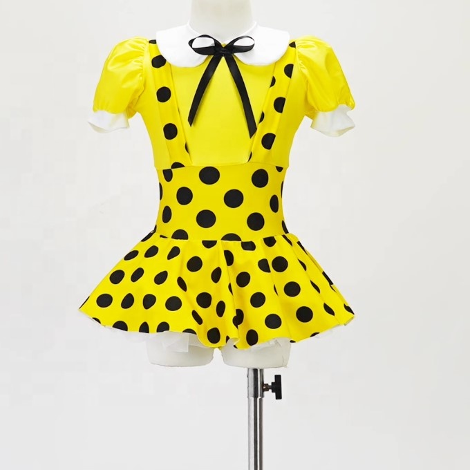 cinderella dress black 1930's Germaine Monteil Polka Dot Silk Appliqu Gown with Capelet