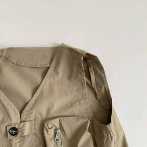 Gilet tendance pour garçons, nouvelle collection printemps-automne 2026, <span class=keywords><strong>veste</strong></span> <span class=keywords><strong>sans</strong></span> <span class=keywords><strong>manches</strong></span> pour grands enfants, vêtements de travail - Product Image 5