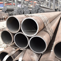 Pipa Baja Karbon Dilas Q235B Q345B Tabung Dilas Spiral untuk Proyek Diameter Besar