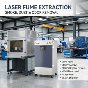 Extracteur <span class=keywords><strong>de</strong></span> fumées <span class=keywords><strong>de</strong></span> soudage XL700, purificateur d'air, machine d'<span class=keywords><strong>aspiration</strong></span> <span class=keywords><strong>de</strong></span> <span class=keywords><strong>fumée</strong></span> pour la découpe laser CO2, élimination <span class=keywords><strong>de</strong></span> la <span class=keywords><strong>fumée</strong></span>, des particules et des odeurs - Product Image 1