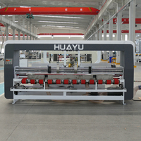 Machines de pliage et de collage de boîtes en carton précises et fiables, ligne de production d'emballages en carton ondulé