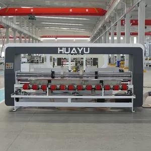 Accurate and reliable carton boxes folding gluing machinery corrugated cardboard gluing stitching machine