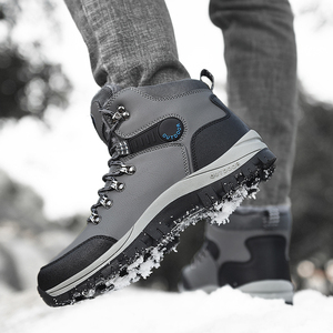 Gran oferta, botas de nieve cálidas, recién llegados, espesar <span class=keywords><strong>la</strong></span> suela, <span class=keywords><strong>zapatos</strong></span> de algodón con cordones, botas <span class=keywords><strong>Martin</strong></span> para hombres y mujeres para un estilo de moda - Product Image 2