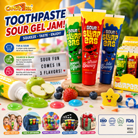 Fournisseur en gros de bonbons liquides acidulés et sucrés en gelée, type dentifrice