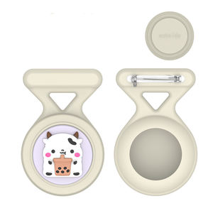 2025 lindo soporte de Pin de dibujos animados niños funda de silicona para Airtags GPS Tracker funda oculta dentro de la ropa Pin para <span class=keywords><strong>Airtag</strong></span> - Product Image 3