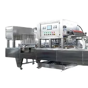 Automatic aluminum can carbonated drink beverage making canning filling sealing machine plant production line