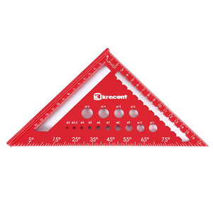 High-Precision Aluminum Alloy 45-Degree Right-Angle Large Angle Ruler Set Square for Woodworking <b>Measuring</b> & <b>Gauging</b> <b>Tool</b> - Product Image 3