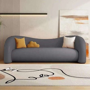 Sofá Moderno Simple, Sofá Minimalista de Forma Especial, Sofá Rosa de Cachemira, Diseños de Muebles para Sala de Estar, Sofá de Lujo - Product Image 5