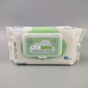 Lingettes humides pour le nettoyage des vitres, lingettes pour voiture, lingettes nettoyantes parfumées à l'eau, lingettes douces de luxe <span class=keywords><strong>sans</strong></span> plastique, naturelles - Product Image 4