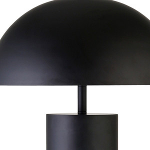 HMS 27 \ "moderno metallo nero nero da tavolo ombra a cupola in ceramica 5V per ufficio camera da letto studio alla moda per uso camera - Product Image 4