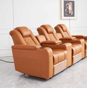 Canapé Multifonctionnel en Cuir Véritable VIP pour Maison Intelligente Moderne, Idéal pour la Visionnage Privé de Films et de Chaînes TV, Luxe Affaires BNF3017 #   Maison Intelligente - Product Image 2