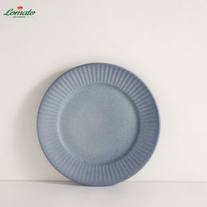 Glazed <b>Surface</b> Ceramic <b>Plates</b> with Reactive Design Suitable for Elegant Everyday Home Dining - Product Image 5