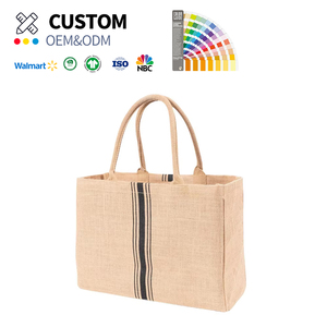 <span class=keywords><strong>Sac</strong></span> fourre-tout en <span class=keywords><strong>toile</strong></span> <span class=keywords><strong>de</strong></span> <span class=keywords><strong>jute</strong></span> naturelle <span class=keywords><strong>de</strong></span> haute qualité, écologique, <span class=keywords><strong>grand</strong></span> format, <span class=keywords><strong>sac</strong></span> en lin décontracté - Product Image 1