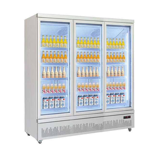 SUMYO High Quality Commercial Chest Freezer Open Cooler Vertical Display Showcase for Drinks Quality Single-Temperature Fridge