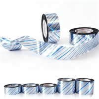 Ruban répulsif pour oiseaux réfléchissant double face en PET, 15-50 mm x 100-300 m, avec son de froissement activé par le vent, pour usage agricole
